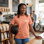 Fringale Fuel Critical Tour T‑Shirt — Terracotta lifestyle