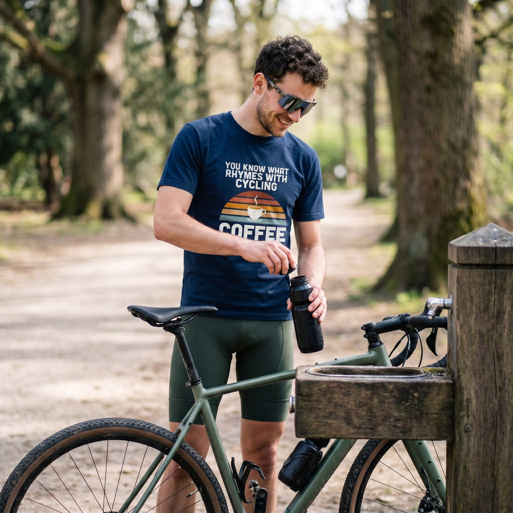 You Know What Rhymes With Cycling T-Shirt — True Navy lifestyle