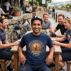 Est. In Pain Cycling T-Shirt — True Navy lifestyle