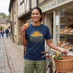 Out of Cake Cycling T-Shirt — True Navy lifestyle