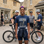 Domestique Alien Cycling T-Shirt — True Navy lifestyle