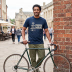 Proper Parking Cycling T-Shirt — True Navy lifestyle