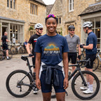 Out of Puff Cycling T-Shirt — True Navy lifestyle