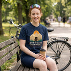 Out of Legs Cycling T-Shirt — True Navy lifestyle