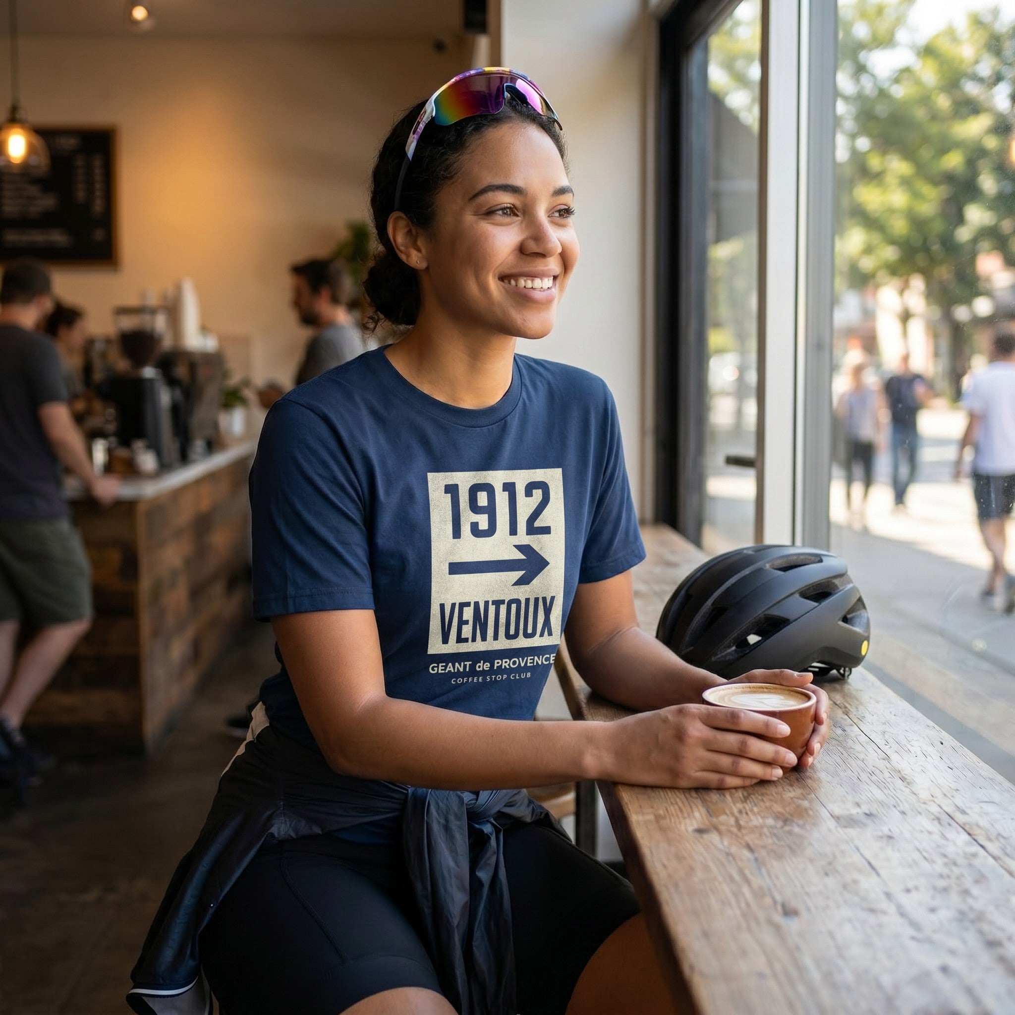 Ventoux 1912 T‑Shirt — True Navy lifestyle