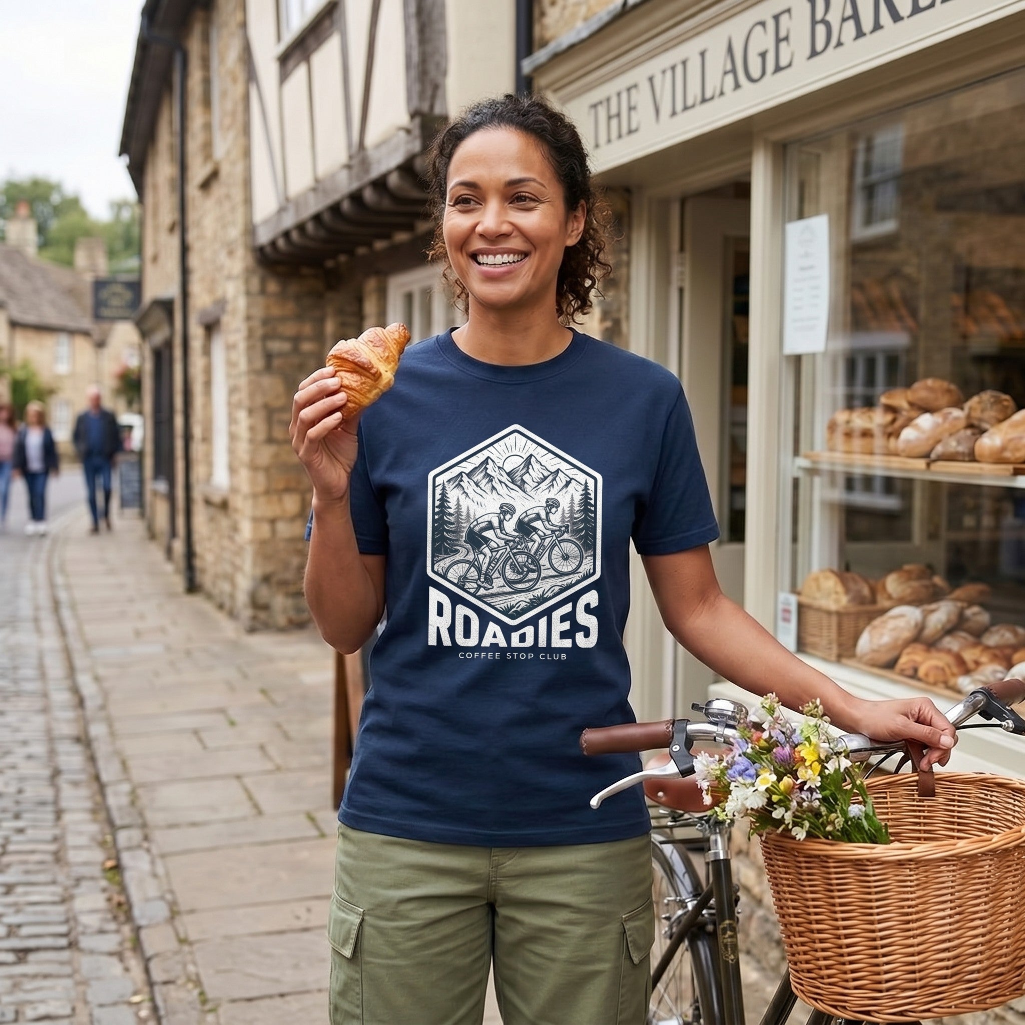 Roadies Vintage Society T-Shirt — True Navy lifestyle