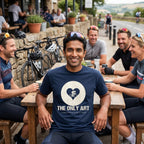 The Only Art Cycling T-Shirt — True Navy lifestyle