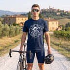 BigFoot Cyclist T‑Shirt — True Navy lifestyle