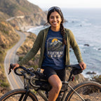 It Flattens Out Cycling T-Shirt — True Navy lifestyle