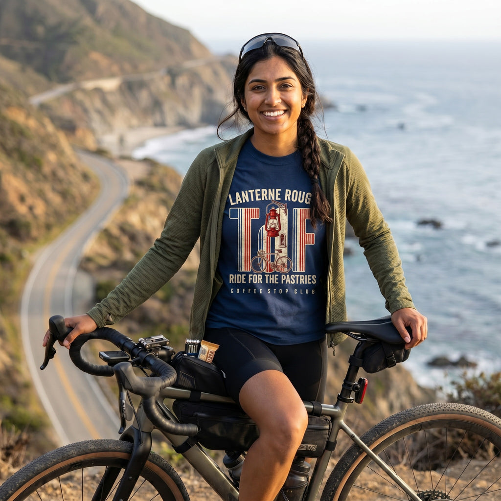 Lanterne Rouge II TdF Cycling T-Shirt — True Navy lifestyle