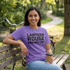 Lanterne Rouge Cycling T‑Shirt — Violet lifestyle