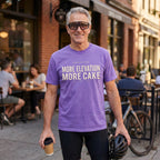 More Elevation More Cake T‑Shirt — Violet lifestyle