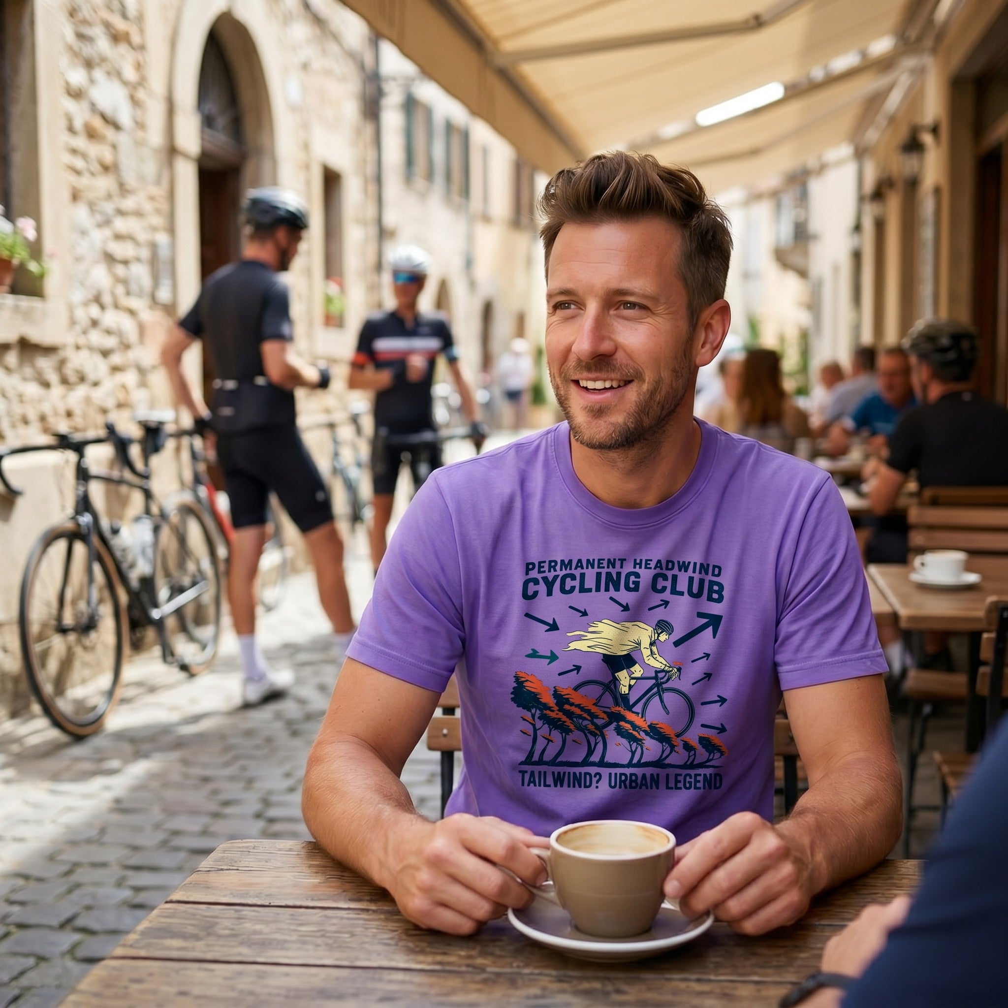 Headwind - Tailwind T‑Shirt — Violet lifestyle