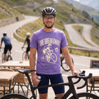 The Breakaway Cycling T-Shirt — Violet lifestyle