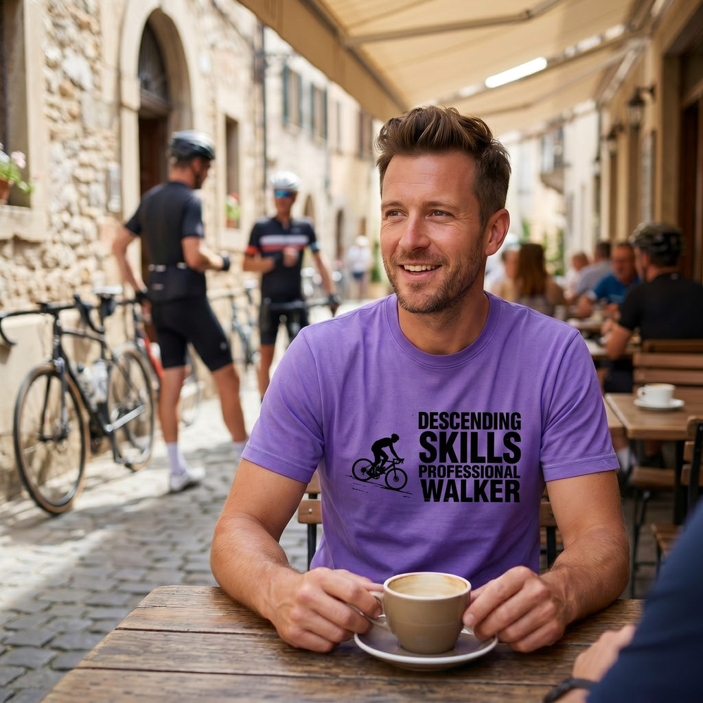 Descending Skills T-Shirt — Violet lifestyle