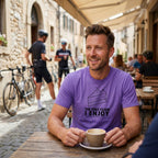 Only Climb Cycling T-Shirt — Violet lifestyle