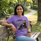 Big Brake For Coffee T-Shirt — Violet lifestyle
