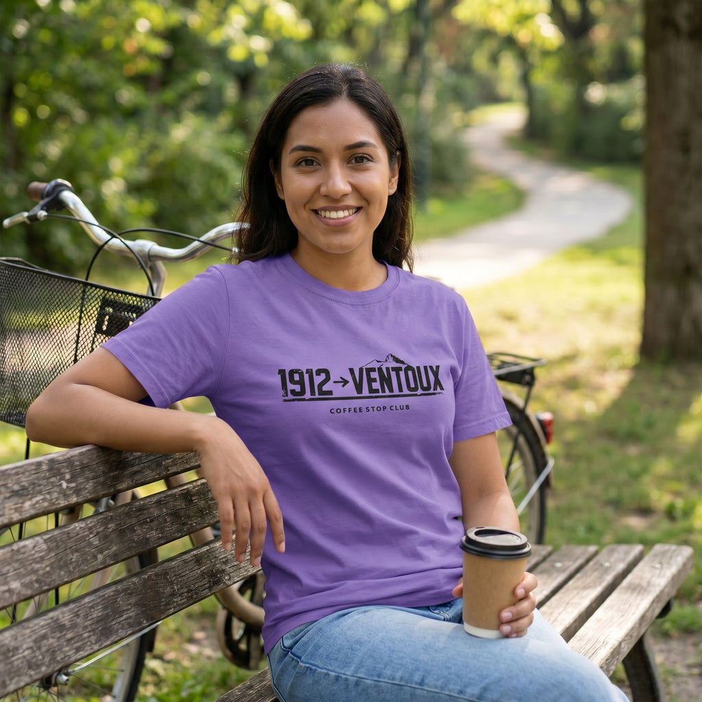 1912 --> Ventoux Tour T-Shirt — Violet lifestyle