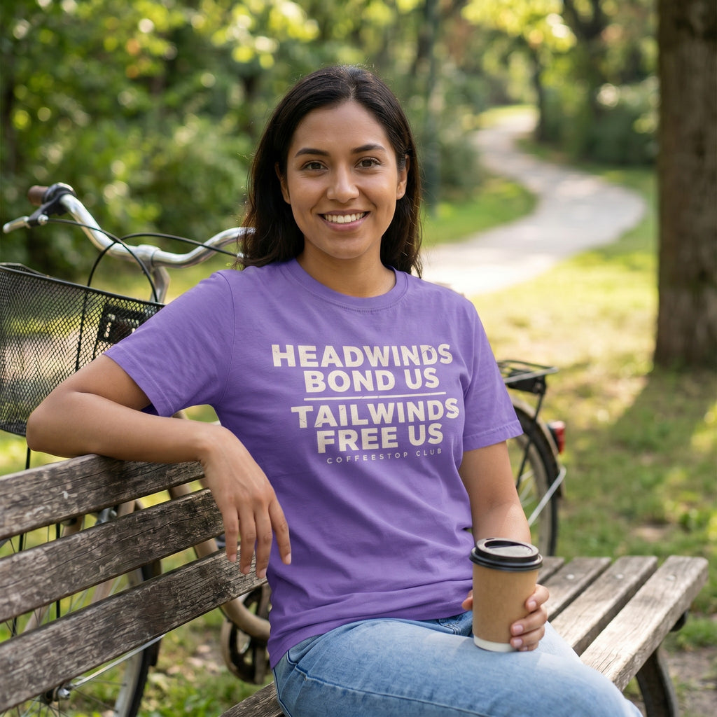 Headwinds Bond Us T‑Shirt — Violet lifestyle
