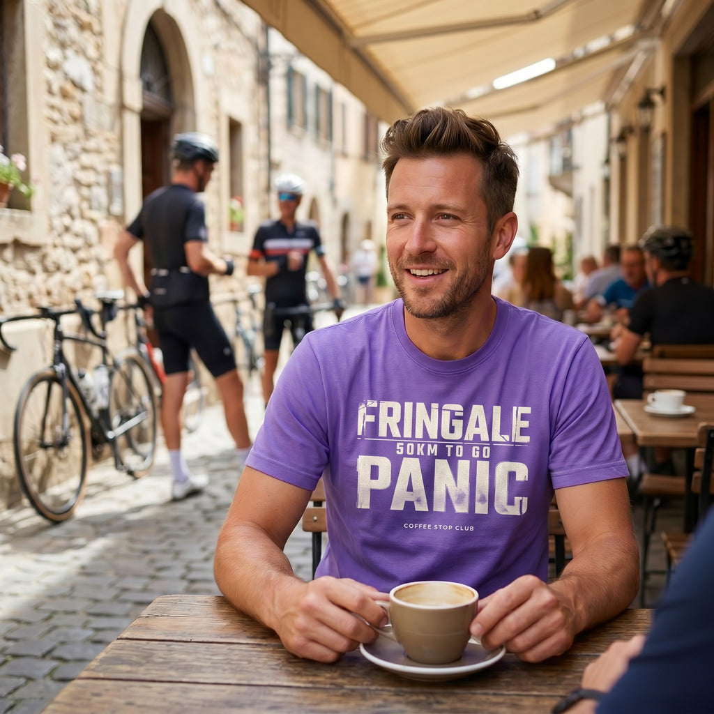 Fringale Bonk Tour T‑Shirt — Violet lifestyle