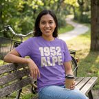 1952 --> l'Alpe Tour T‑Shirt — Violet lifestyle