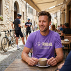 Fringale Fuel Critical Tour T‑Shirt — Violet lifestyle