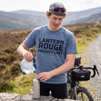 Lanterne Rouge Cycling T‑Shirt — Washed Denim lifestyle