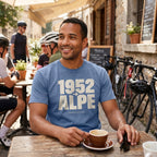 1952 --> l'Alpe Tour T‑Shirt — Washed Denim lifestyle
