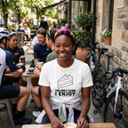 Only Climb Cycling T-Shirt — White lifestyle