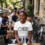 Drafting Not Lazy T-Shirt — White lifestyle