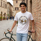 Ride Early Eat Flaky T-Shirt — White lifestyle