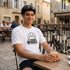 Favorite Wheel T-Shirt — White lifestyle