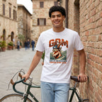 G.O.A.T.M Cycling T-Shirt — White lifestyle