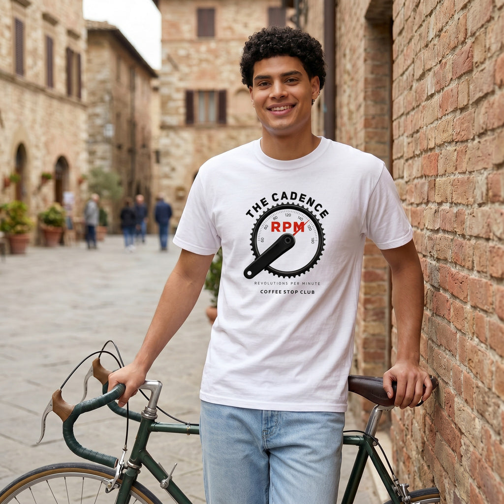 The Cadence Tour T-Shirt — White lifestyle