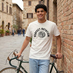 Perfect Rotation Cycling T-Shirt — White lifestyle
