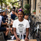 Maillot Croissant Cyclist T-Shirt — White lifestyle