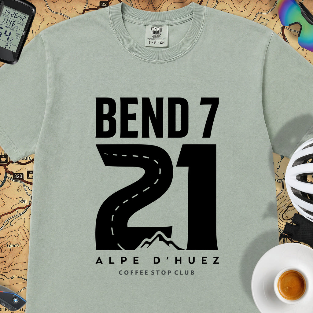 Bend 7 L'Alpe T-Shirt — Bay