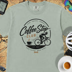 Good Coffee Stop Club T‑Shirt — Bay