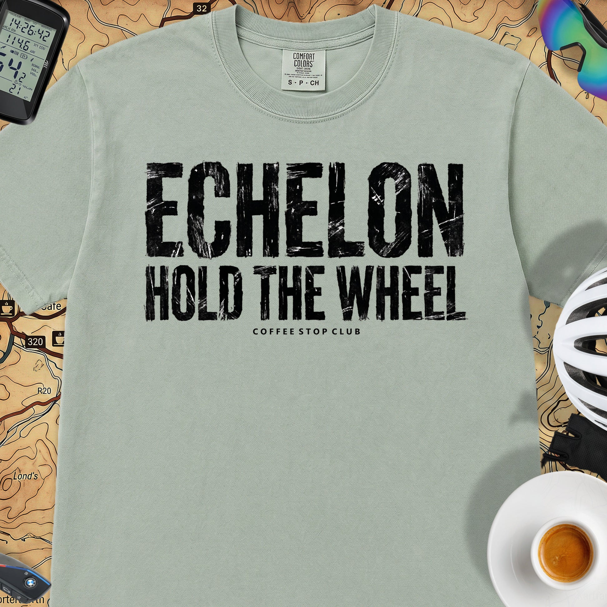 Echelon Hold the Wheel Tour T-Shirt — Bay