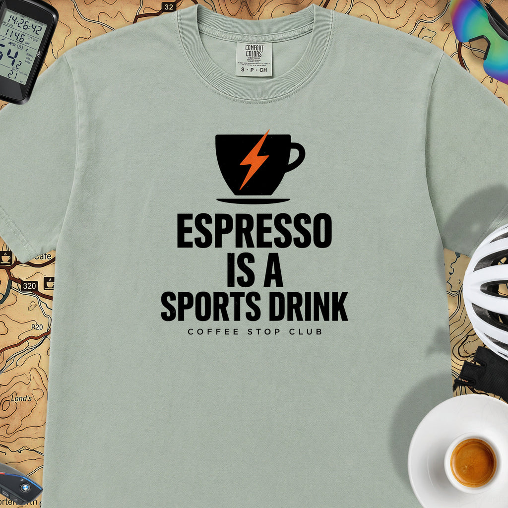 Espresso Is A Sports Drink Cycling T-Shirt — Bay