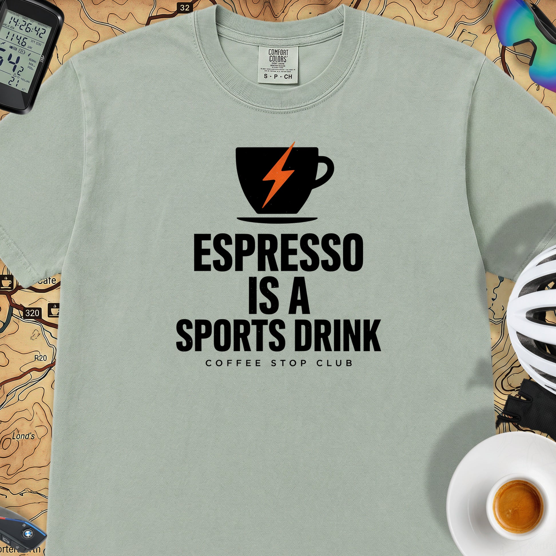 Espresso Is A Sports Drink Cycling T-Shirt — Bay