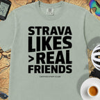 Strava Likes Friends T-Shirt — Bay