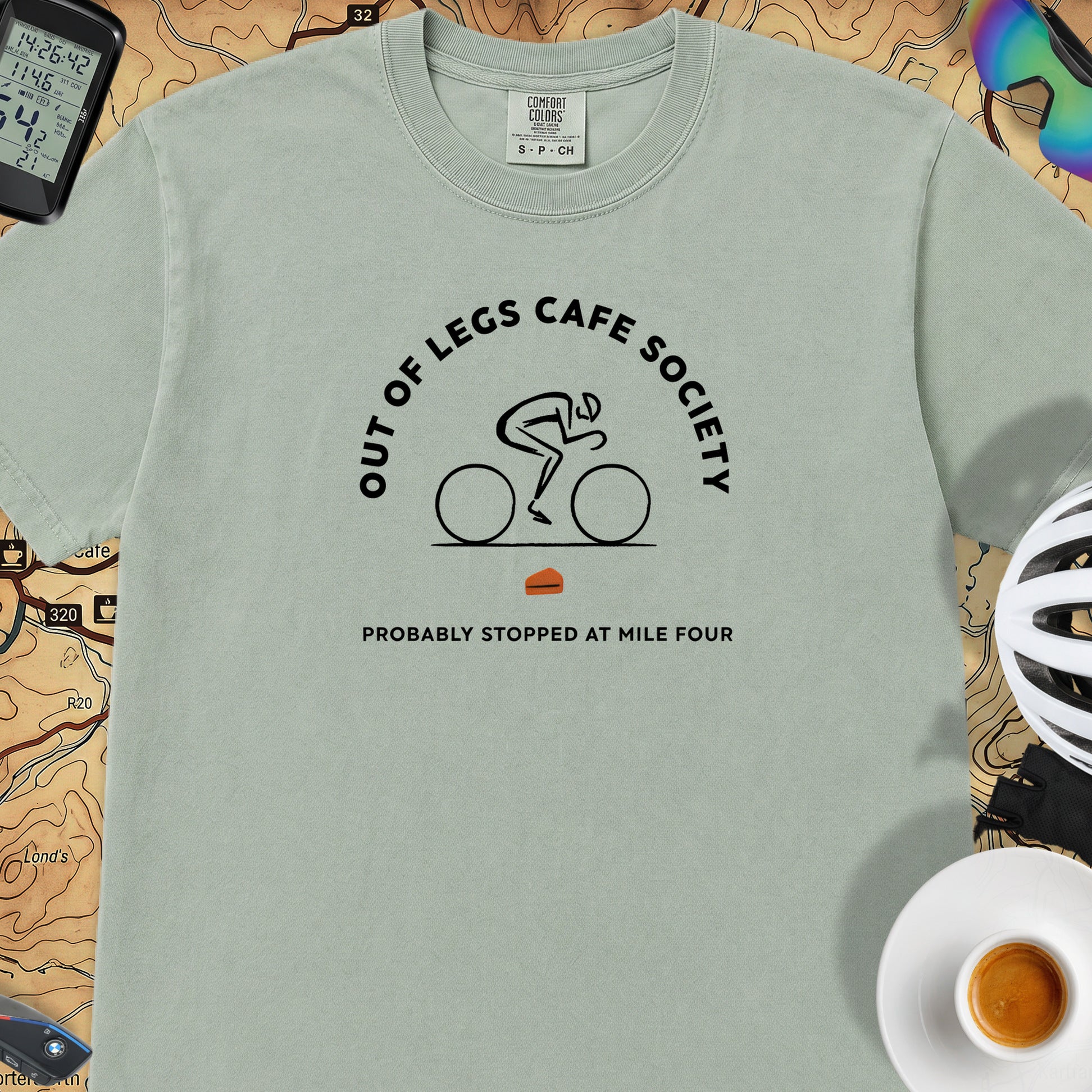 Out of Legs Society Cyclist T-Shirt — Bay