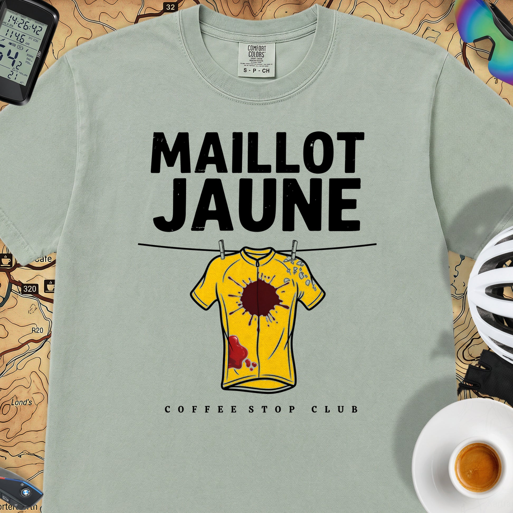 Yellow Jersey TdF Cyclist T-Shirt — Bay