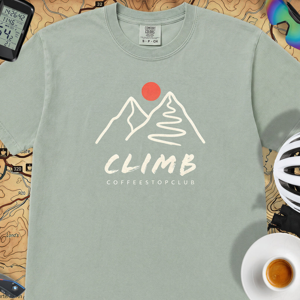 Climb Cycling T-Shirt — Bay