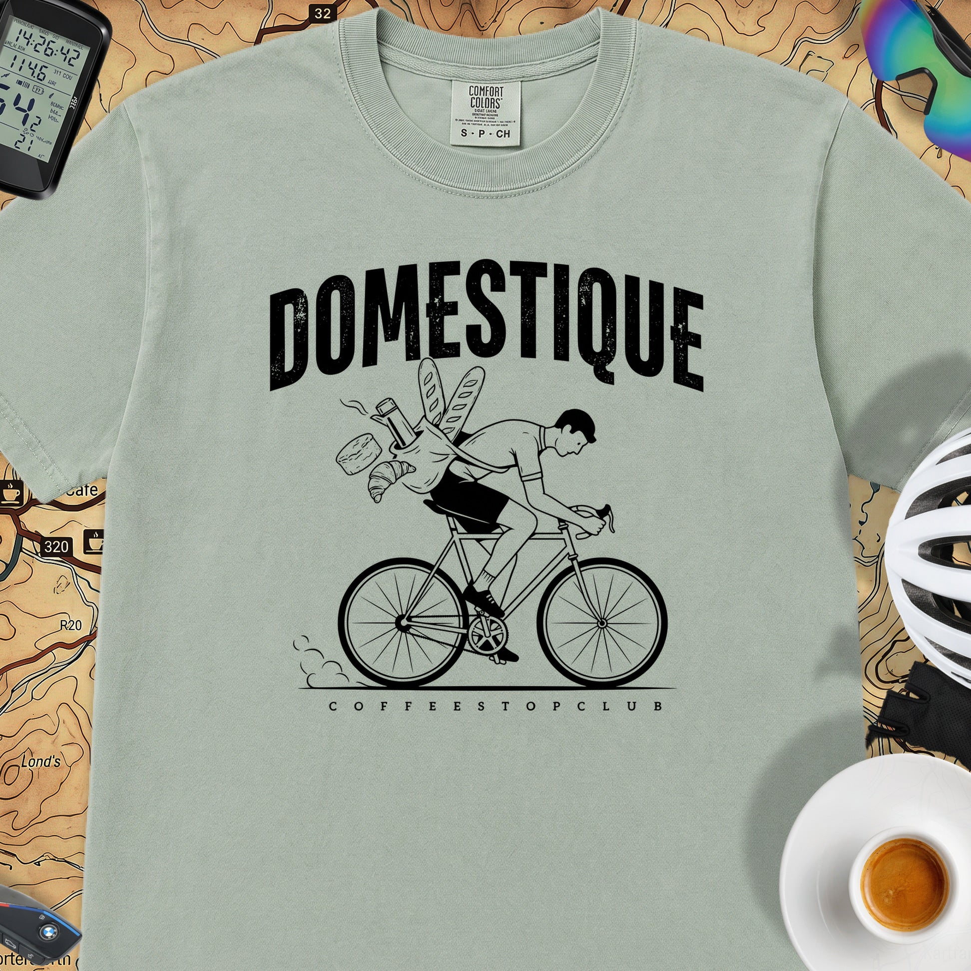 Domestique Delivery Cyclist T-Shirt — Bay