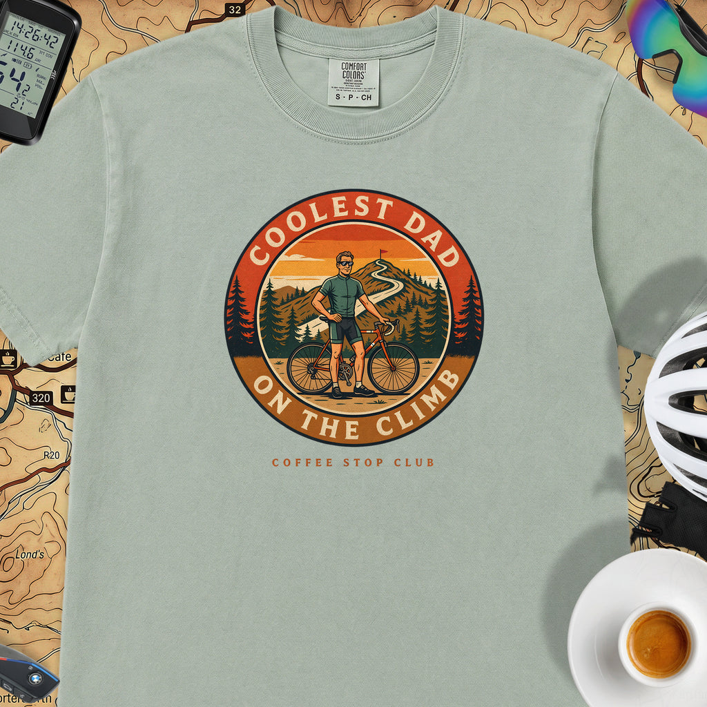 Coolest Dad On The Climb T-Shirt — Bay