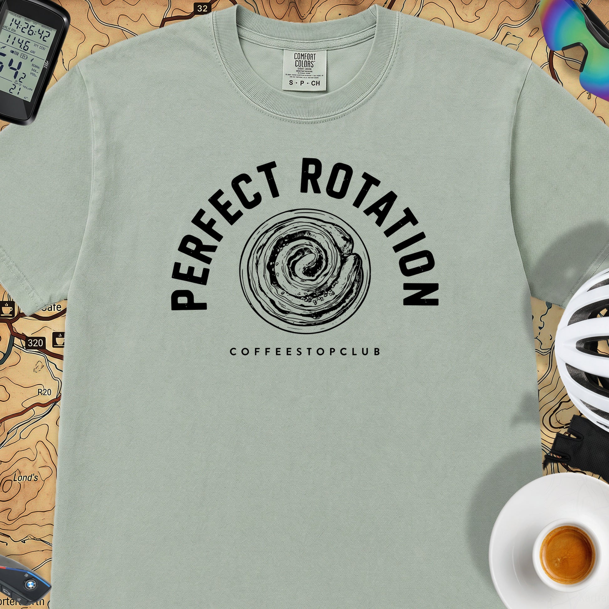 Perfect Rotation Cycling T-Shirt — Bay