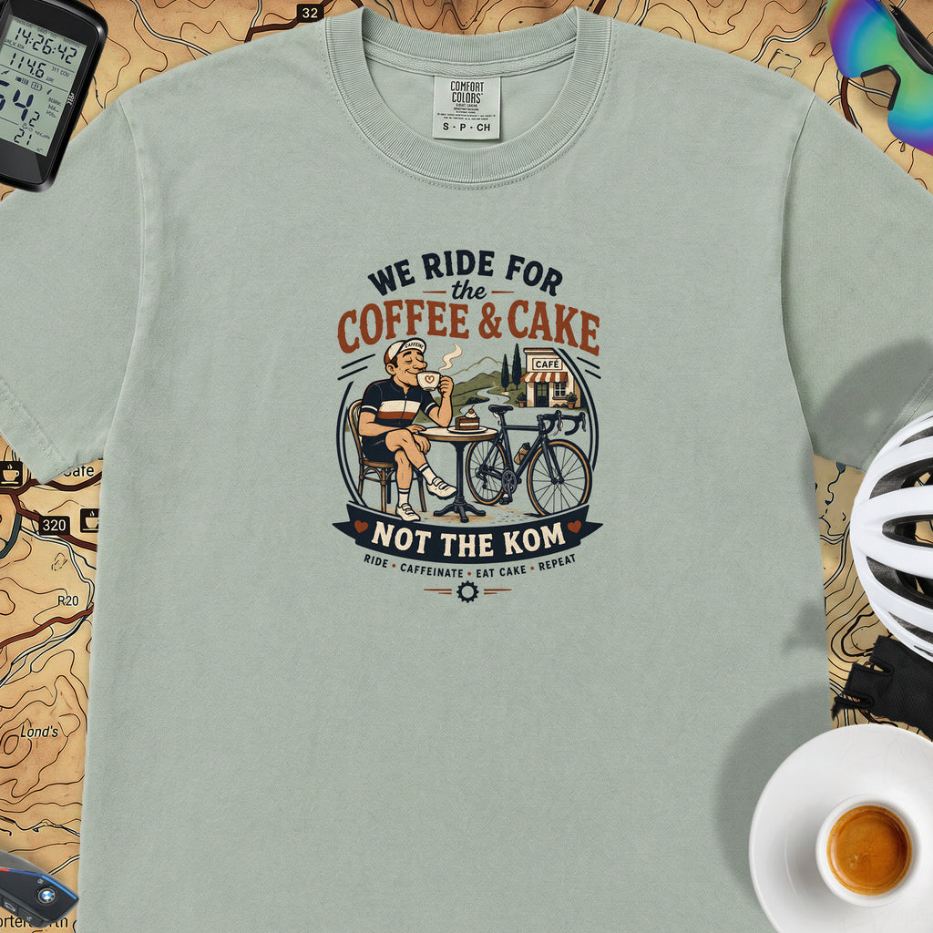 Ride For Coffee  and Cake T-Shirt — Bay