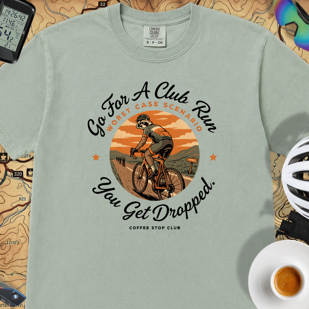 Cyclist Get Dropped T‑Shirt — Bay